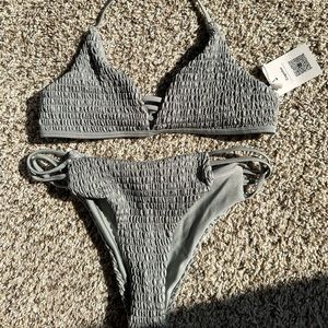 NEW Gray Cupshe Bikini - Size Small